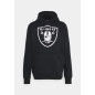 Men's Fanatics Mid Essentials Crest Hoodie NFL Las Vegas Raiders Black