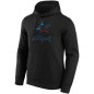 Sweat à capuche MLB Miami Marlins Fanatics Mid Essentials Crest Noir