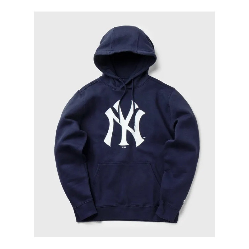 Sweat à capuche MLB New York Yankees Fanatics Mid Essentials Crest Bleu marine