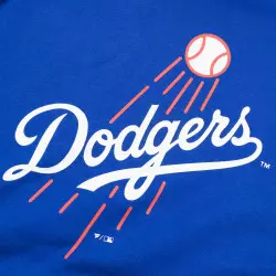 Sweat à capuche MLB Los Angeles Dodgers Fanatics Mid Essentials Crest Bleu