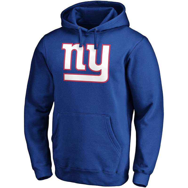 Men's Fanatics Mid Essentials Crest Hoodie NFL New York Giants Royal Men's Fanatics Mid Essentials Crest Hoodie NFL New York Giants Royal