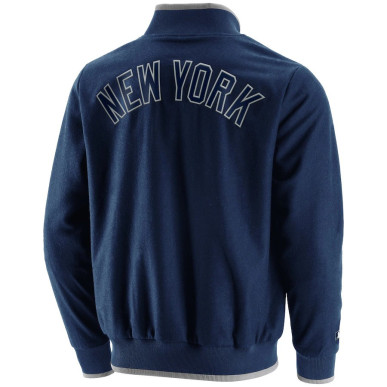 Blouson MLB New York Yankees Fanatics Letterman Team Bleu marine