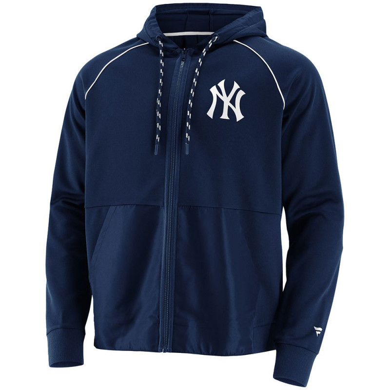 Sportland American Sport & Maillots de bain Vêtements de sport Sweatshirts Sweat à capuche MLB New York Yankees Seasonal Team Logo Bleu marine 