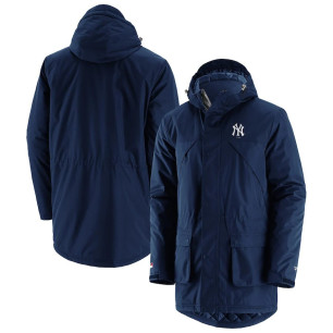 Blouson MLB New York Yankees Fanatics Jacket Parka Bleu marine