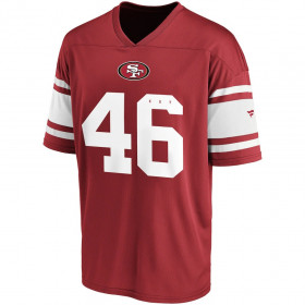 Camiseta NFL San Francisco 49ers Fanatics Franchise Poly Mesh Rojo para hombre