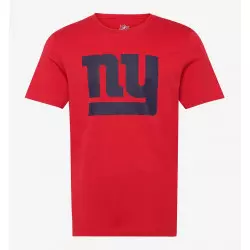 T-shirt NFL New York Giants Fanatics Mid Essentials Crest Rouge pour homme
