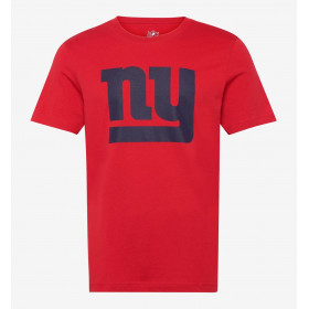 T-shirt NFL New York Giants Fanatics Mid Essentials Crest Rojo para hombre