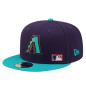 New Era Team Arch 9Fifty Snapback hat MLB Arizona Diamondbacks purple