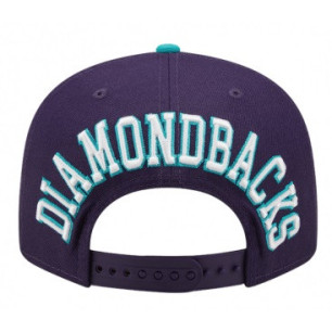 New Era Team Arch 9Fifty Snapback hat MLB Arizona Diamondbacks purple