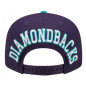 New Era Team Arch 9Fifty Snapback hat MLB Arizona Diamondbacks purple