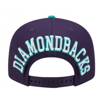 New Era Team Arch 9Fifty Snapback hat MLB Arizona Diamondbacks purple