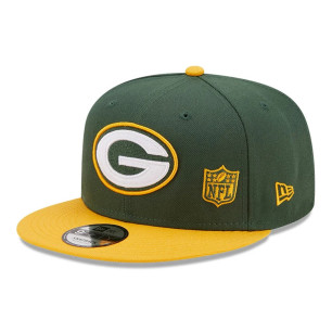 New Era Team Arch 9Fifty Snapback hat NFL Greenbay Packers green