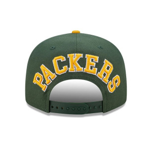 New Era Team Arch 9Fifty Snapback hat NFL Greenbay Packers green