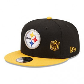 Casquette NFL Pittsburgh Steelers New Era Team Arch 9Fifty Snapback noir