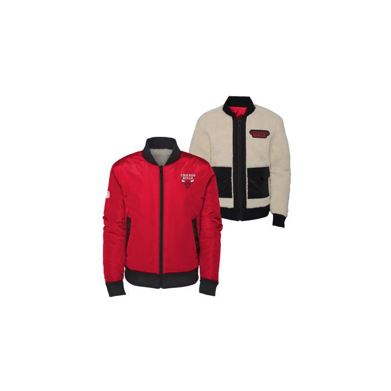 Kid's Outer Stuff Reversible Jacket NBA Chicago Bulls Red