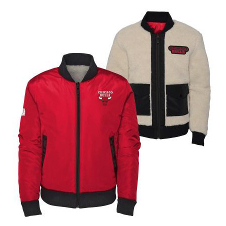 Kid's Outer Stuff Reversible Jacket NBA Chicago Bulls Red
