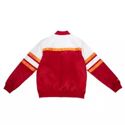 Blouson NFL Tampa Bay Buccaneers Mitchell & Ness Special Script Heavyweight Satin Rouge