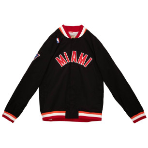 Warm up NBA Miami Heat 1996-97 Mitchell & Ness Authentic Jacket Noir