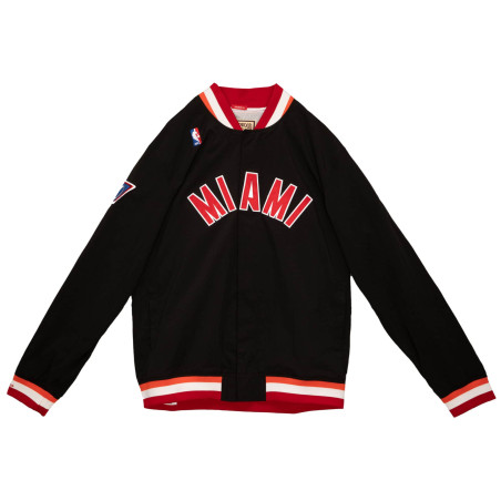 Warm up NBA Miami Heat 1996-97 Mitchell & Ness Authentic Jacket Noir
