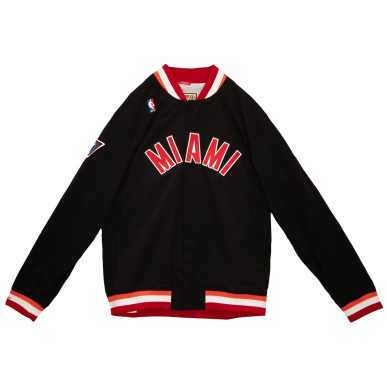 Warm up NBA Miami Heat 1996-97 Mitchell & Ness Authentic Jacket Noir