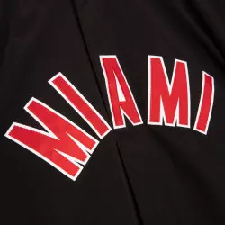 Warm up NBA Miami Heat 1996-97 Mitchell & Ness Authentic Jacket Noir