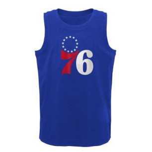 Débardeur NBA Philadelphia 76ers Outerstuff Logo Bleu Pour Enfant