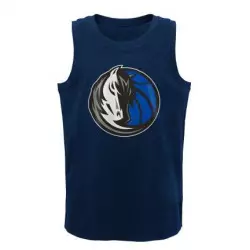 Débardeur NBA Dallas Mavericks Outerstuff Logo Bleu marine Pour Enfant