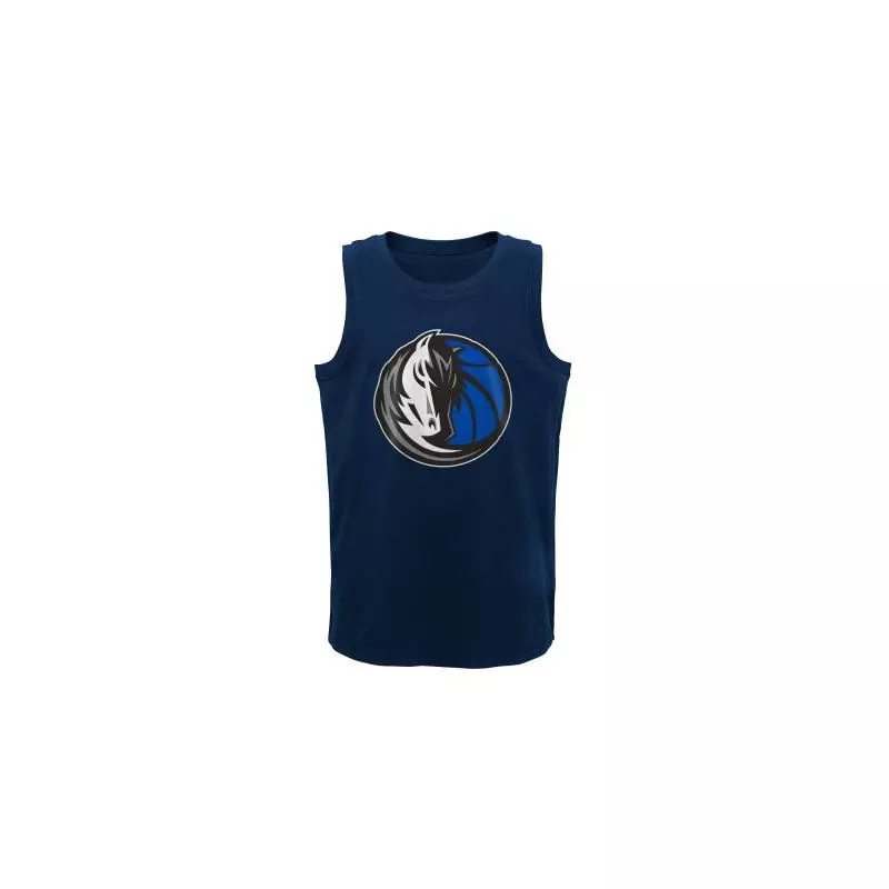 Débardeur NBA Dallas Mavericks Outerstuff Logo Bleu marine Pour Enfant
