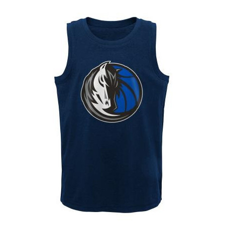 Débardeur NBA Dallas Mavericks Outerstuff Logo Bleu marine Pour Enfant