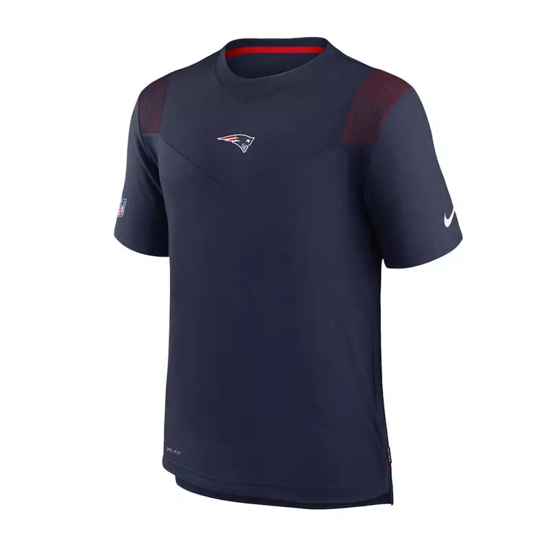 T-shirt NFL New England Patriots Nike top Player Bleu marine pour homme