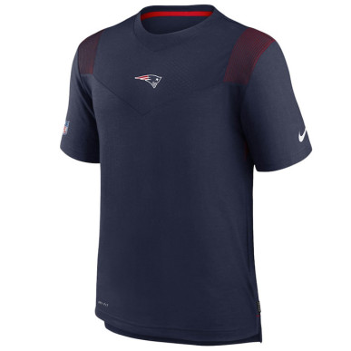 Men's Nike top Player T-shirt NFL New England Patriots Navy