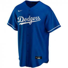 Maillot de Baseball MLB Los Angeles Dodgers Nike Replica Home Bleu pour Junior