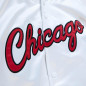 Veste NBA Chicago Bulls Mitchell & Ness Lightweight satin Blanc