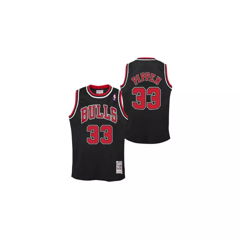 Camiseta NBA Scottie Pippen Chicago Bulls 1997 Mitchell & Ness Hardwood Classic negro para bebe