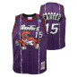 baby's Mitchell & Ness Hardwood Classic NBA Jersey Vince Carter Toronto Purple Raptors 1998 Purple