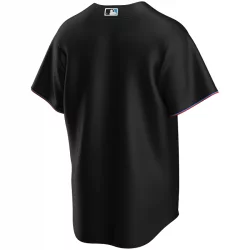 Camiseta de beisbol MLB Miami Marlins Nike Replica Negro para chico