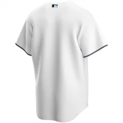 Camiseta de beisbol MLB Miami Marlins Nike Replica blanco para chico