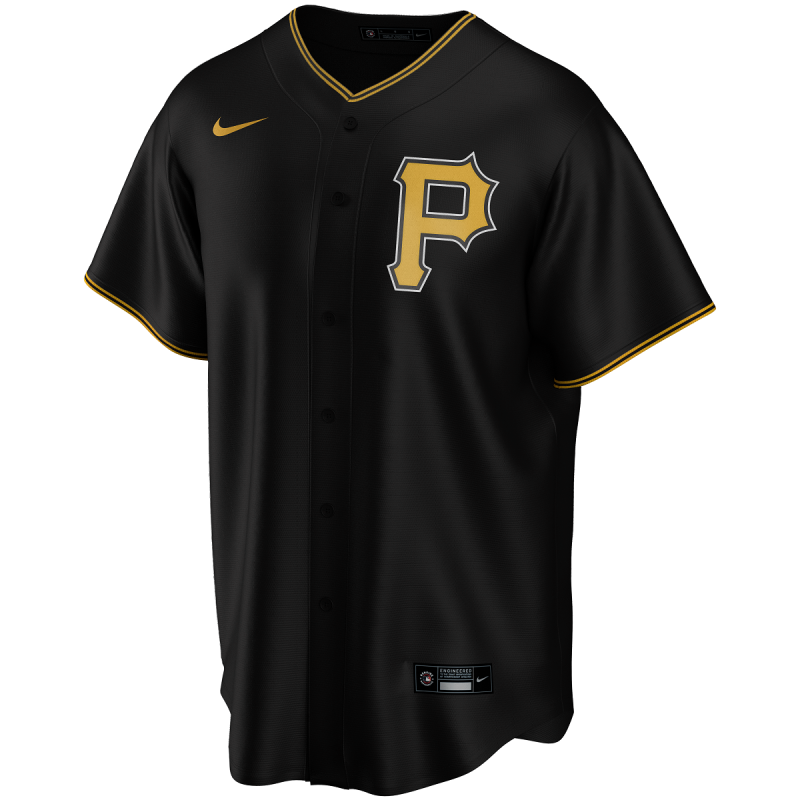 empeñar Ondas Arashigaoka Camiseta de beisbol MLB Pittsburgh Pirates Nike Replica Negro para chico