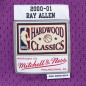 Men's Mitchell & ness Hardwood Classic NBA Jersey Ray Allen Millwaukee Bucks 2000-01 Purple