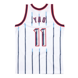 Men's Mitchell & ness Hardwood Classic jersey NBA swingman Jersey Yao Ming 2002-03 Houston Rockets White