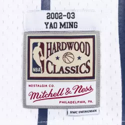Camiseta NBA Yao Ming Houston Rockets 2002-03 Mitchell & ness Hardwood Classic swingman Blanco
