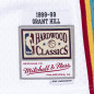 Maillot NBA Grant Hill Detroit Pistons 1998-99 Mitchell & ness Hardwood Classics Blanc Maillot NBA Grant Hill Detroit Pistons 1998-99 Mitchell & ness Hardwood Classics Blanc