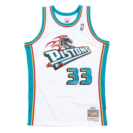 Men's Mitchell & ness NBA Hardwood Classics swingman Jersey Grant Hill Detroit Pistons 1998-99 white