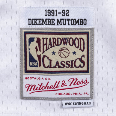 Mitchell & ness Hardwood Classic Swingman NBA jersey Dikembe Mutombo Denver Nuggets 1991-92 White