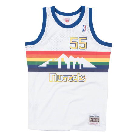 Mitchell & ness Hardwood Classic Swingman NBA jersey Dikembe Mutombo Denver Nuggets 1991-92 Blanco