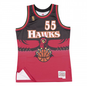 Camiseta NBA Dikembe Mutombo Atlanta Hawks 1996-97 Mitchell & ness Hardwood Classic Swingman Negro