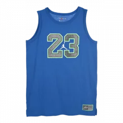 Camiseta sin mangas Jordan Logo 23 azul para Nino