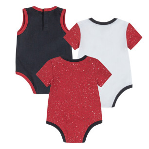Baby's Jordan Aj Classic Bodysuit set 3 pack Multicolor