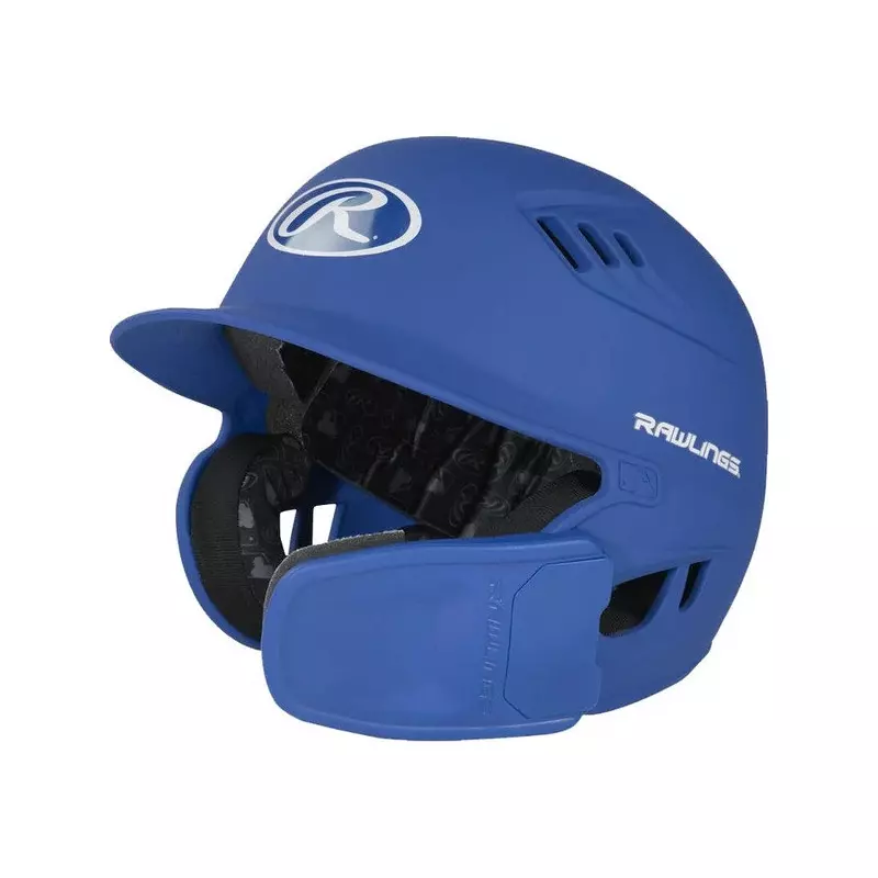 Casque de Baseball Rawlings Reverse Series avec protection joue intégré Bleu
