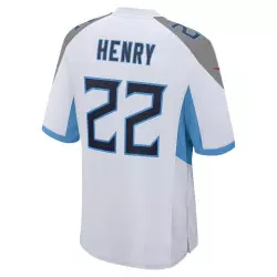 Maillot NFL Derrick Henry Tennessee Titans Nike Game Team colour Blanc